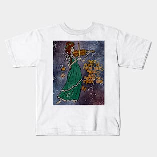 Catrina Violinist Kids T-Shirt